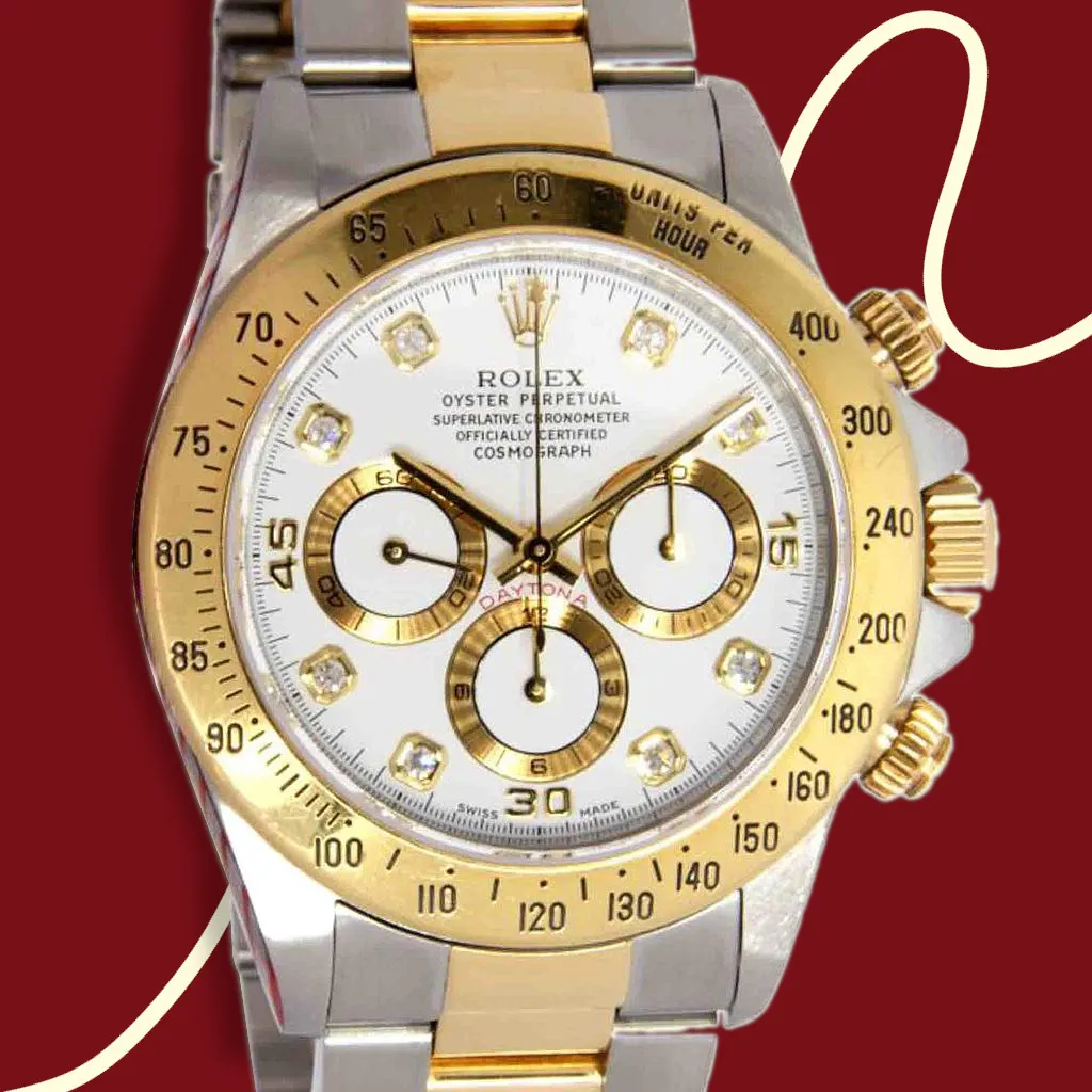 Rolex Daytona 16523 40mm Yellow gold and Stainless steel Champagne