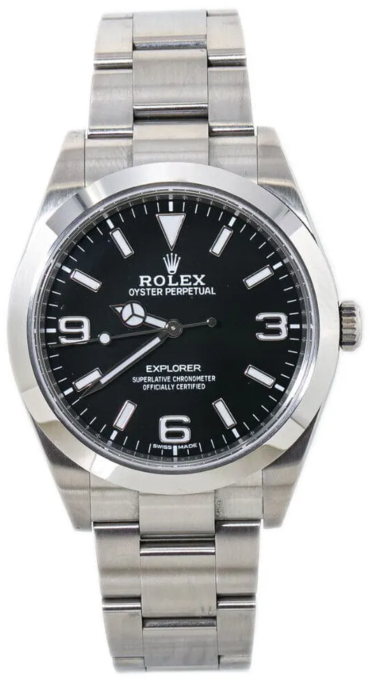 Rolex Explorer 214270-0003 39mm Stainless steel Black