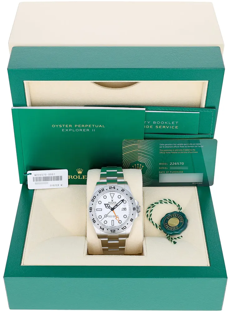 Rolex Explorer II 226570-0001 42mm Oystersteel White 5