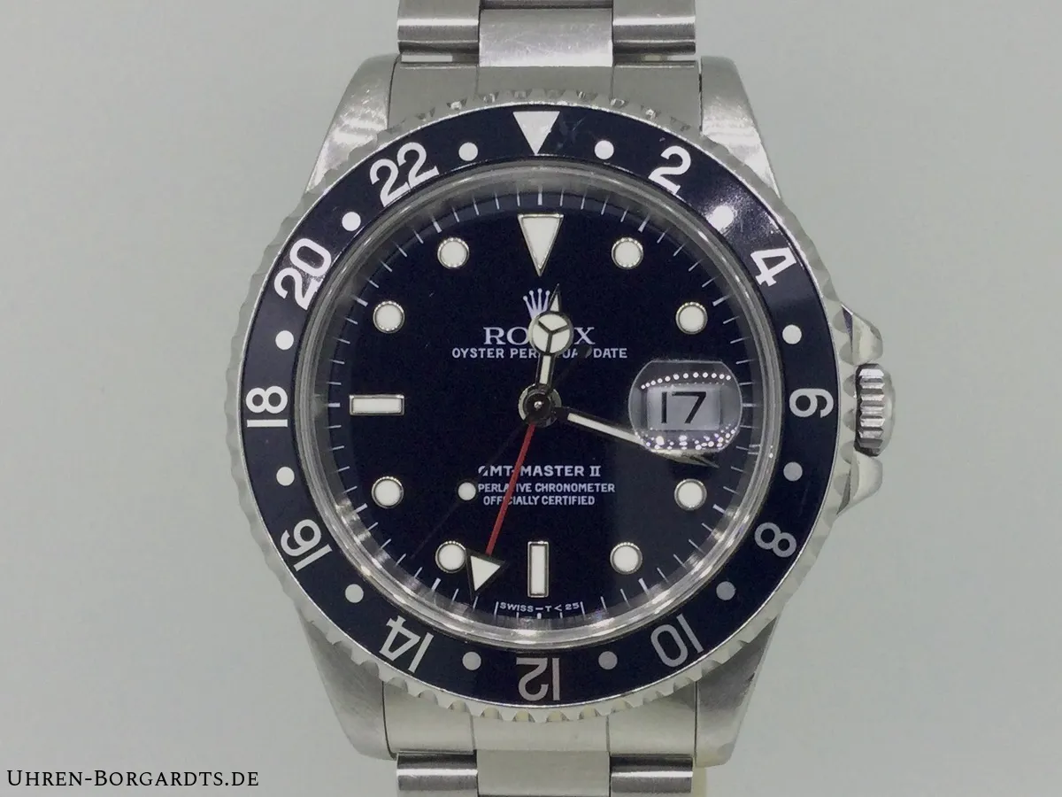 Rolex GMT-Master II 16710 40mm Stahl Black