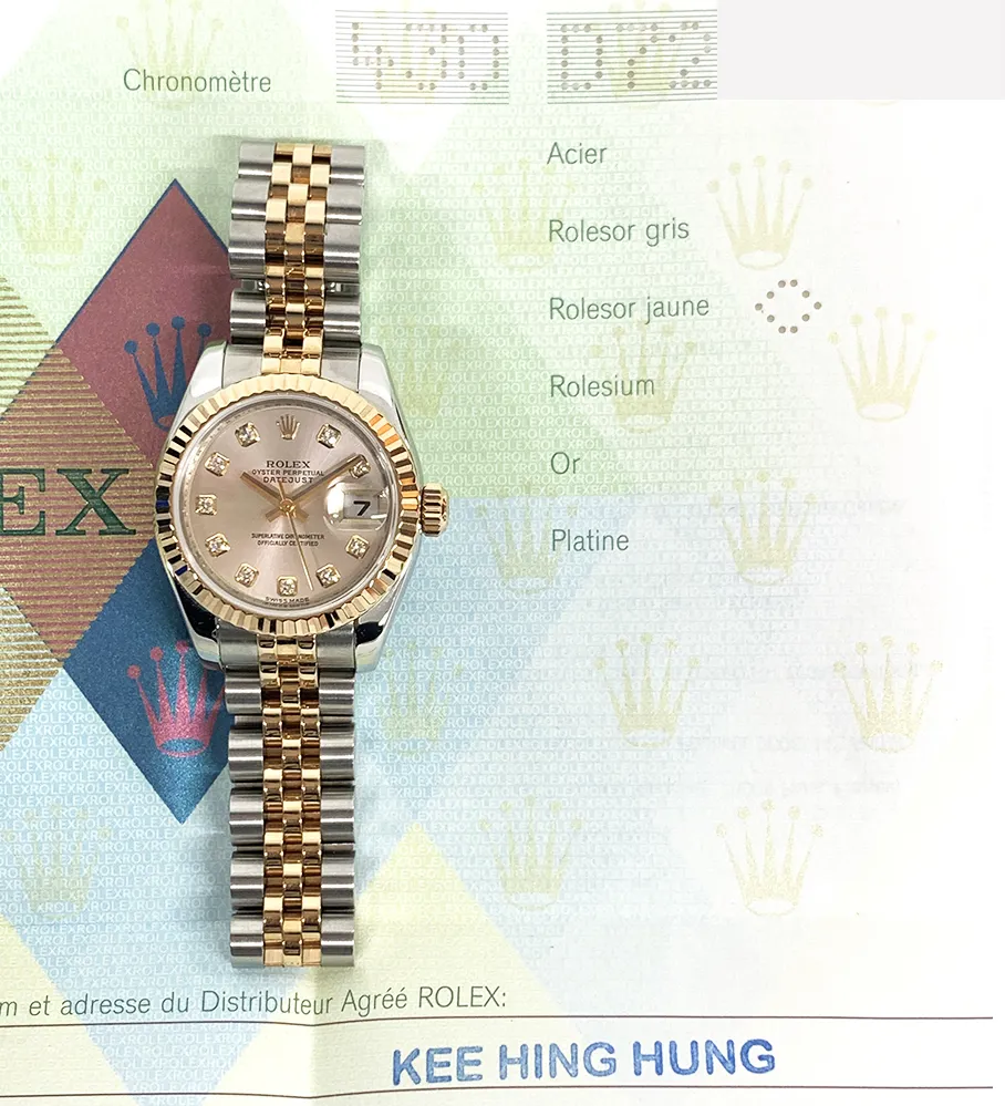 Rolex Lady-Datejust 179171 26mm Rose gold and Stainless steel Rose