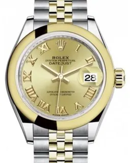 Rolex Lady-Datejust 279163 Yellow gold and Stainless steel Champagne