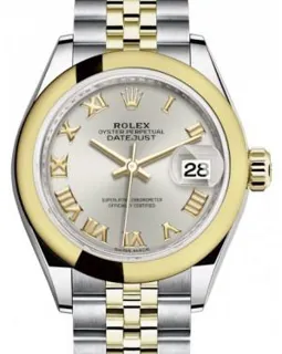 Rolex Lady-Datejust 279163 Yellow gold and Stainless steel Silver