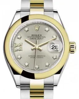 Rolex Lady-Datejust 279163 Yellow gold and Stainless steel Silver