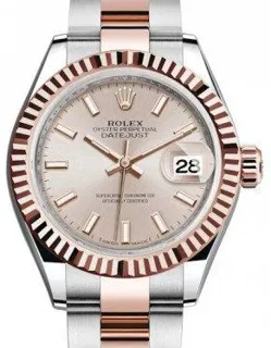 Rolex Lady-Datejust 279171 Rose gold and Stainless steel Gray