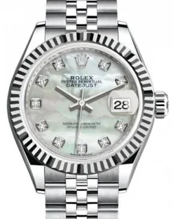 Rolex Lady-Datejust 279174 White gold and Stainless steel White