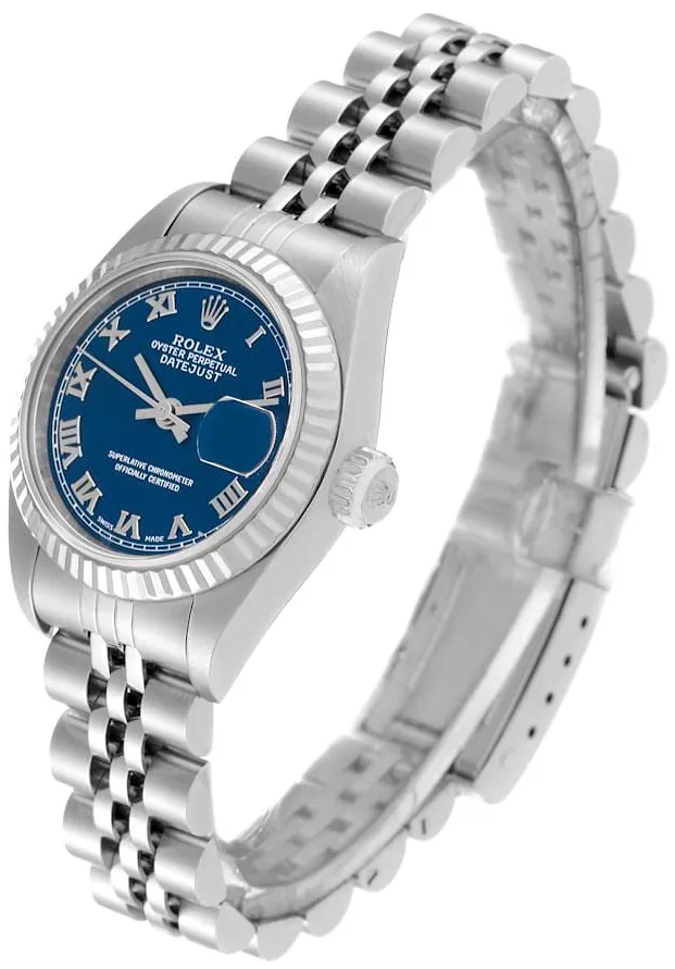 Rolex Lady-Datejust 79174 26mm Stainless steel Blue 3