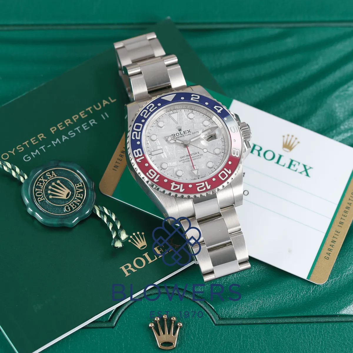 Rolex GMT-Master II 126719BLRO 40mm White gold Meteorite 1