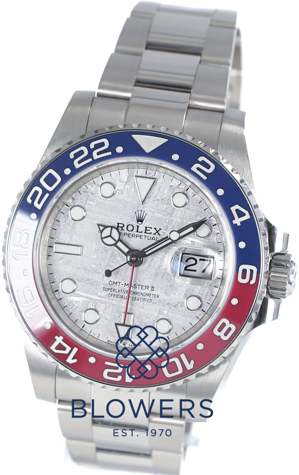 Rolex GMT-Master II 126719BLRO 40mm White gold Meteorite 8