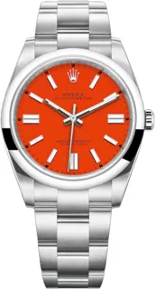 Rolex Oyster Perpetual 124300 Stainless steel Red