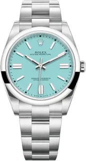 Rolex Oyster Perpetual 41 124300 Stainless steel Turquoise