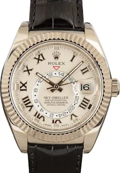 Rolex Sky-Dweller 326139 42mm White gold Ivory