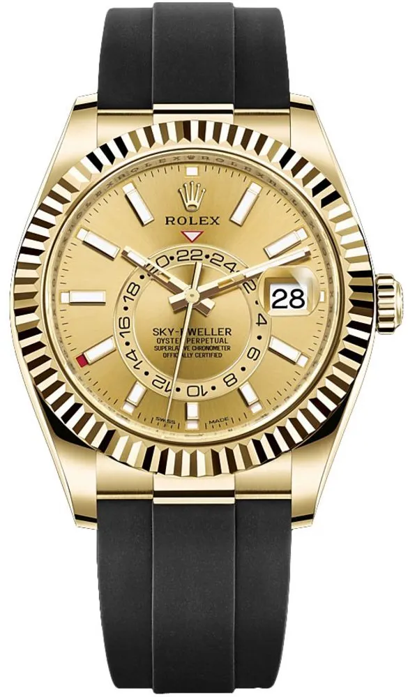 Rolex Sky-Dweller 326238 42mm Yellow gold Black