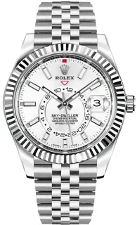 Rolex Sky-Dweller 326934-0001 White gold and Stainless steel White