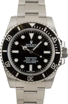 Rolex Submariner 114060 40mm Stainless steel Black