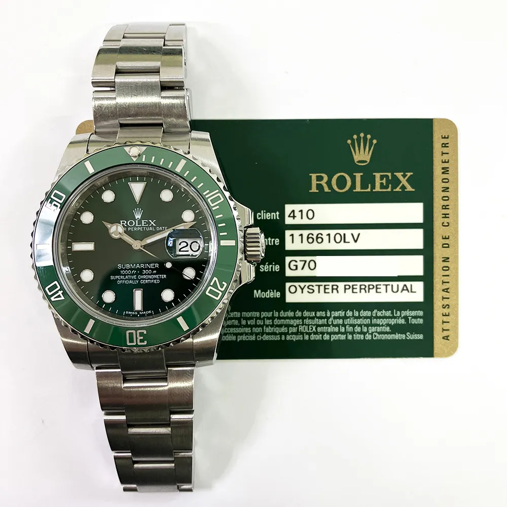 Rolex Submariner 116610LV 40mm Stainless steel Green