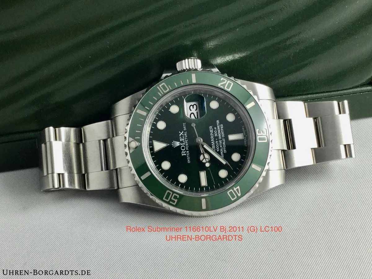 Rolex Submariner 116610LV 40mm Stahl Green