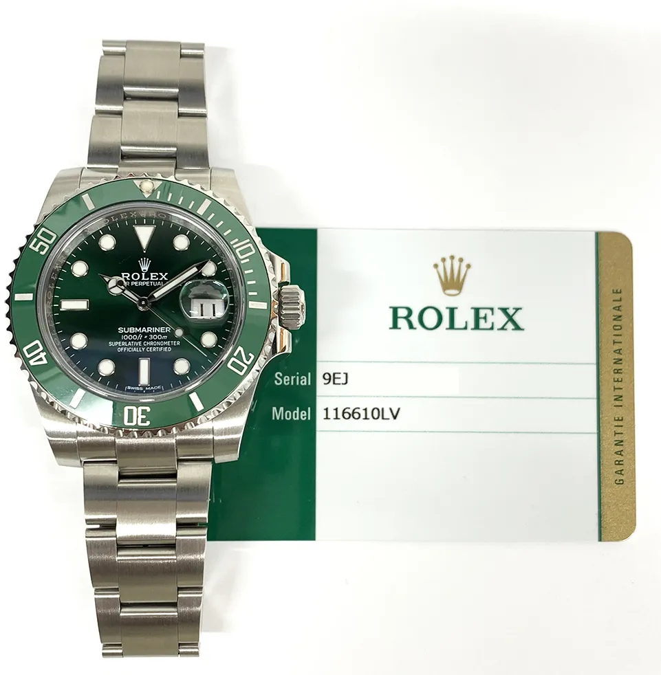 Rolex Submariner 116610LV 40mm Stainless steel Green