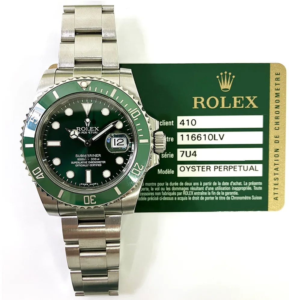 Rolex Submariner 116610LV 40mm Stainless steel Green