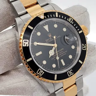 Rolex Submariner 16613 Stainless steel Black