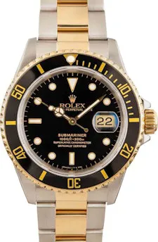 Rolex Submariner 16613 40mm Stainless steel Black