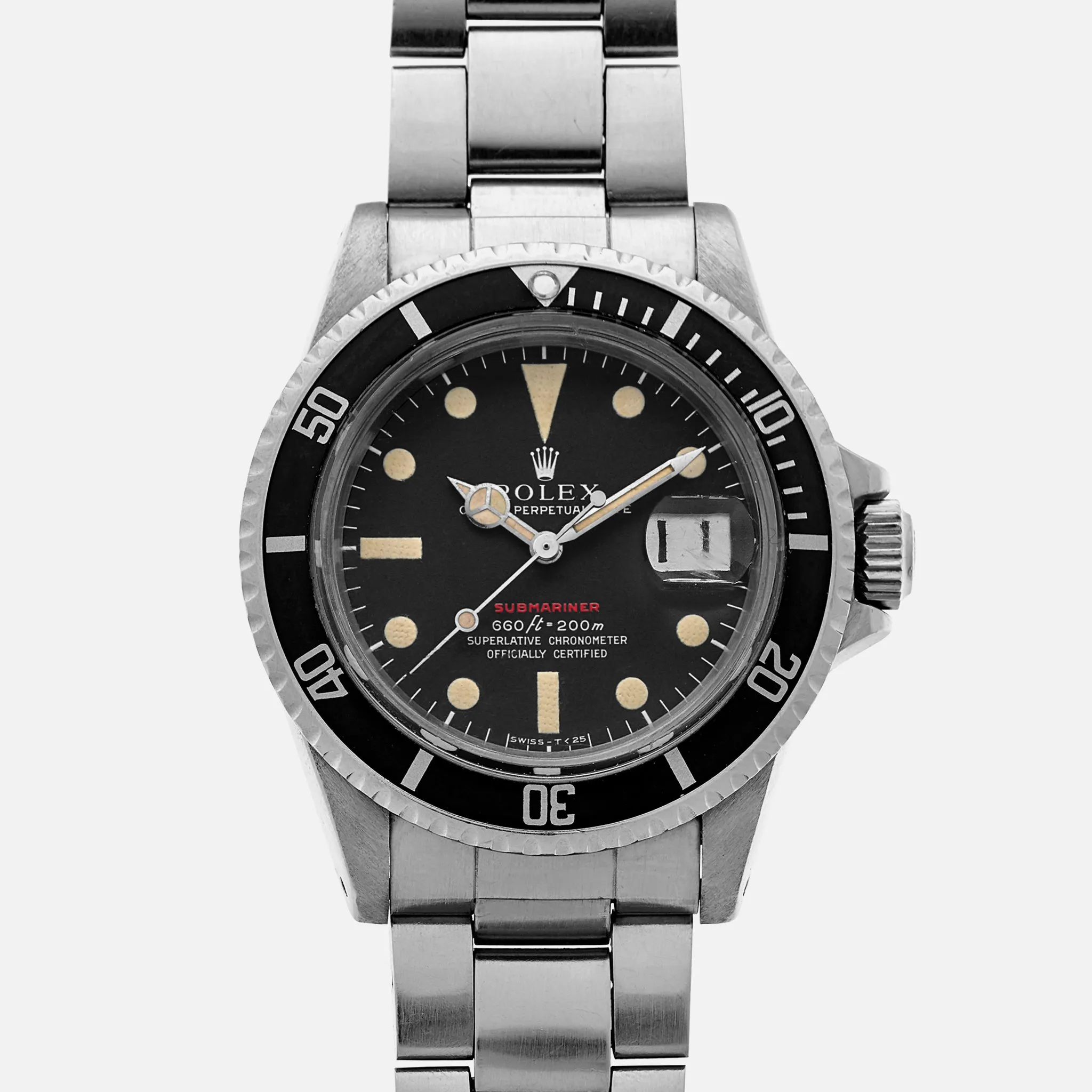 Rolex Submariner 1680 39mm Stainless steel Patina