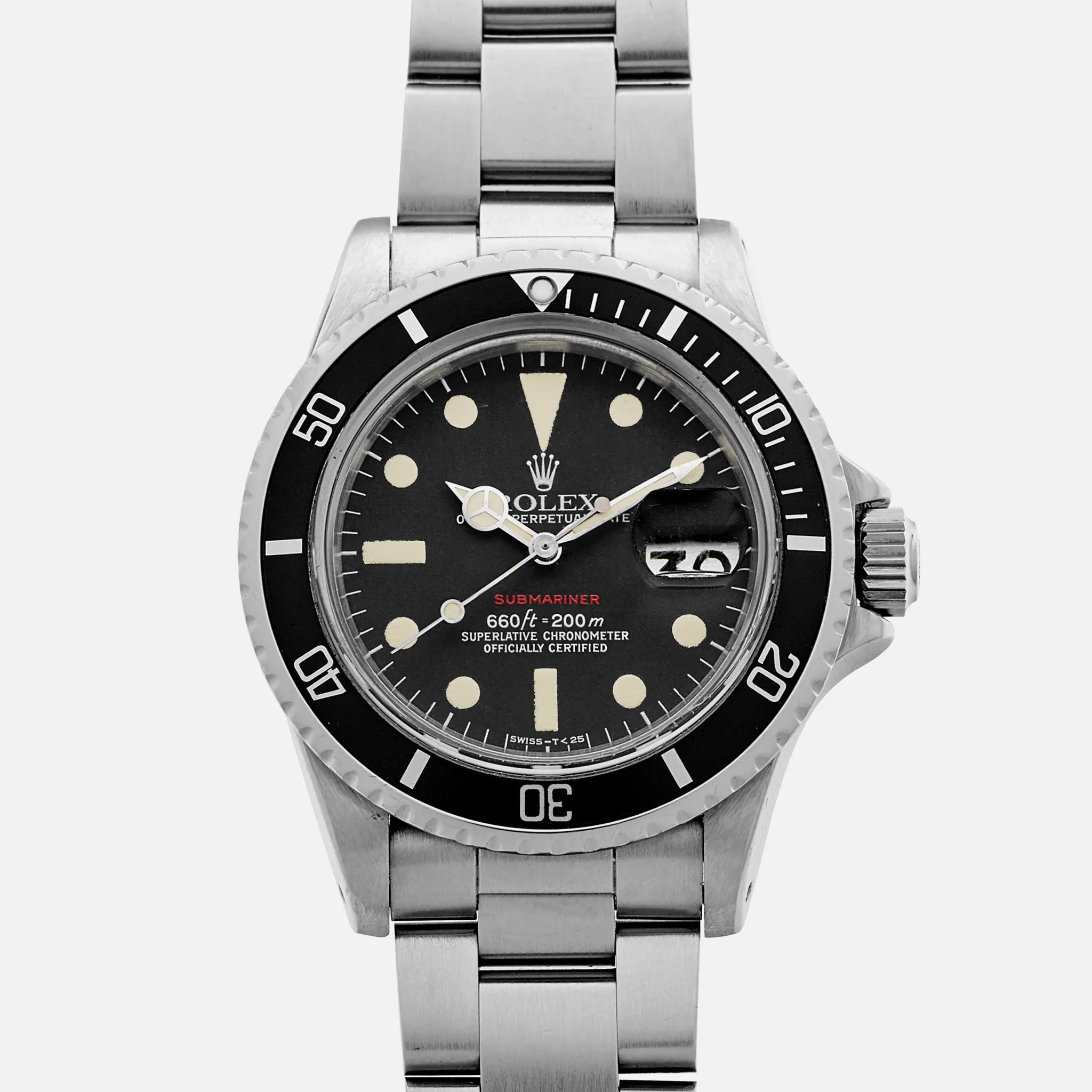 Rolex Submariner 1680 39mm Stainless steel •