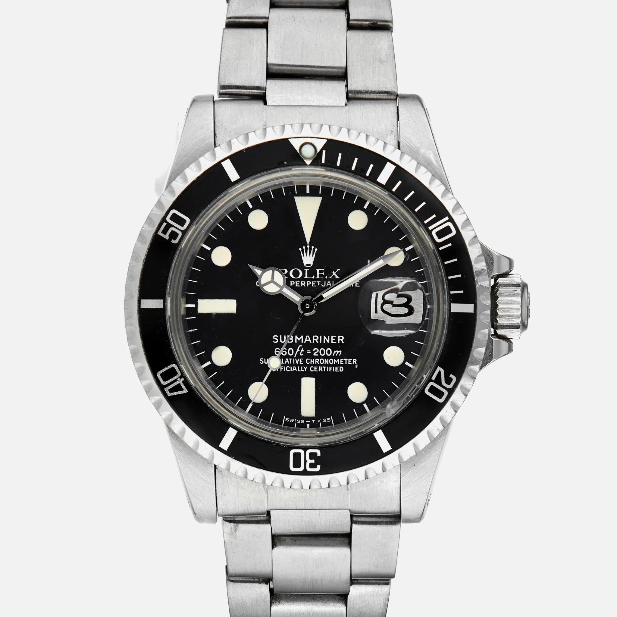 Rolex Submariner 1680 40mm Stainless steel Black