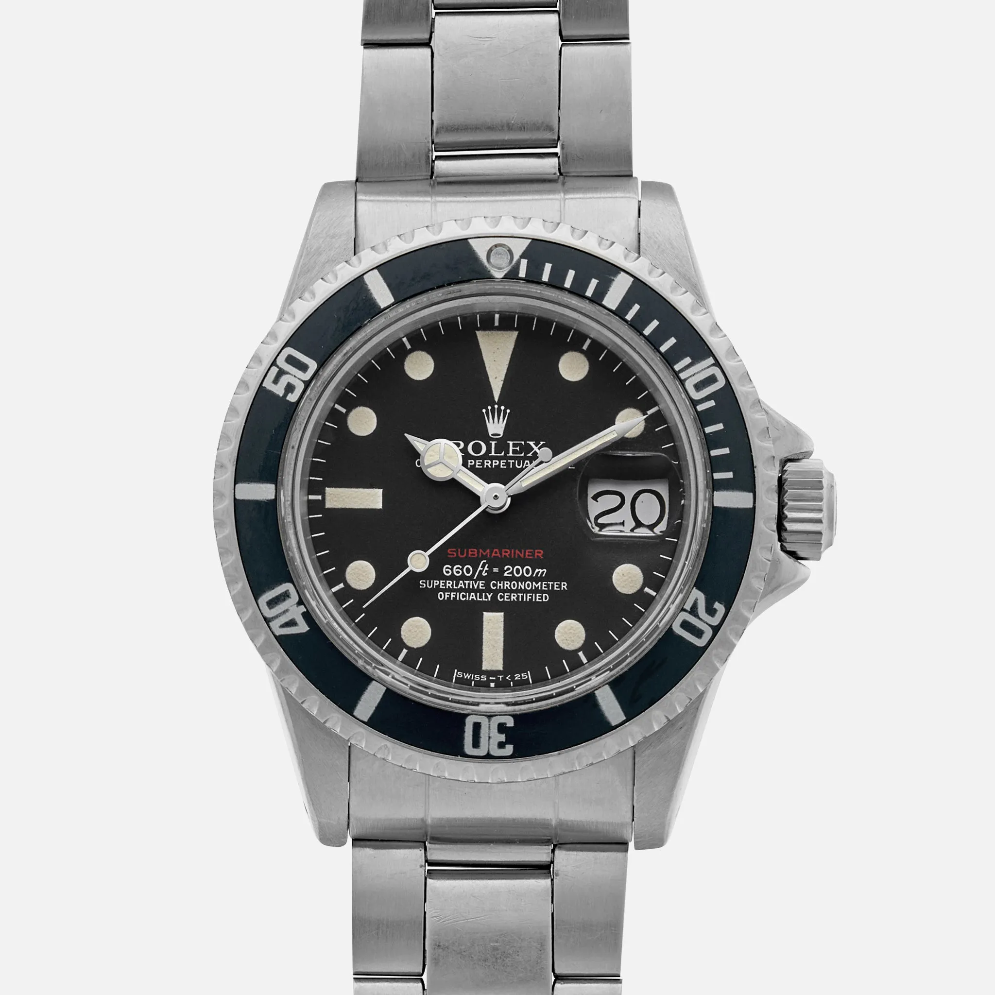 Rolex Submariner 1680 39mm Stainless steel Patina