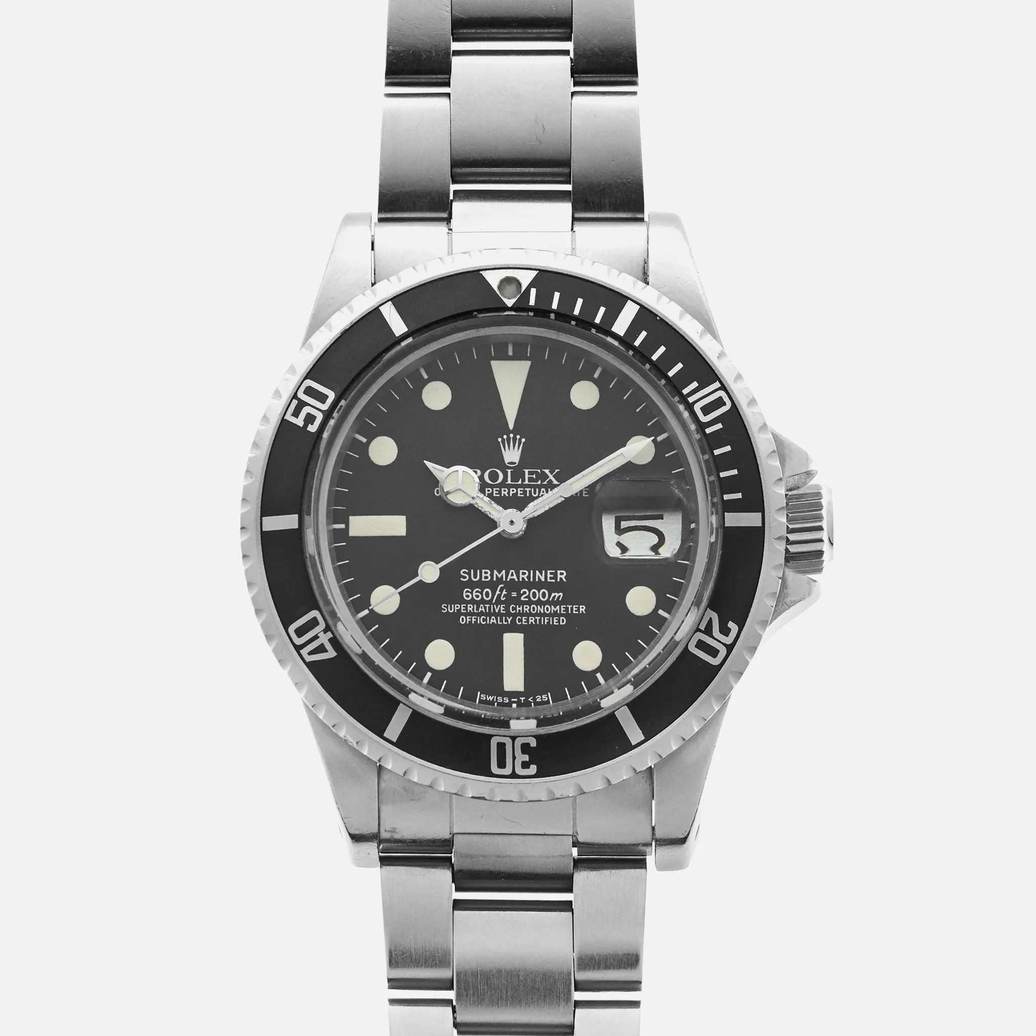 Rolex Submariner 1680 39mm Stainless steel White