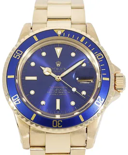 Rolex Submariner 16808 Yellow gold