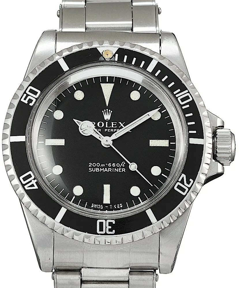 Rolex Submariner 5513 40mm Edelstahl Schwarz