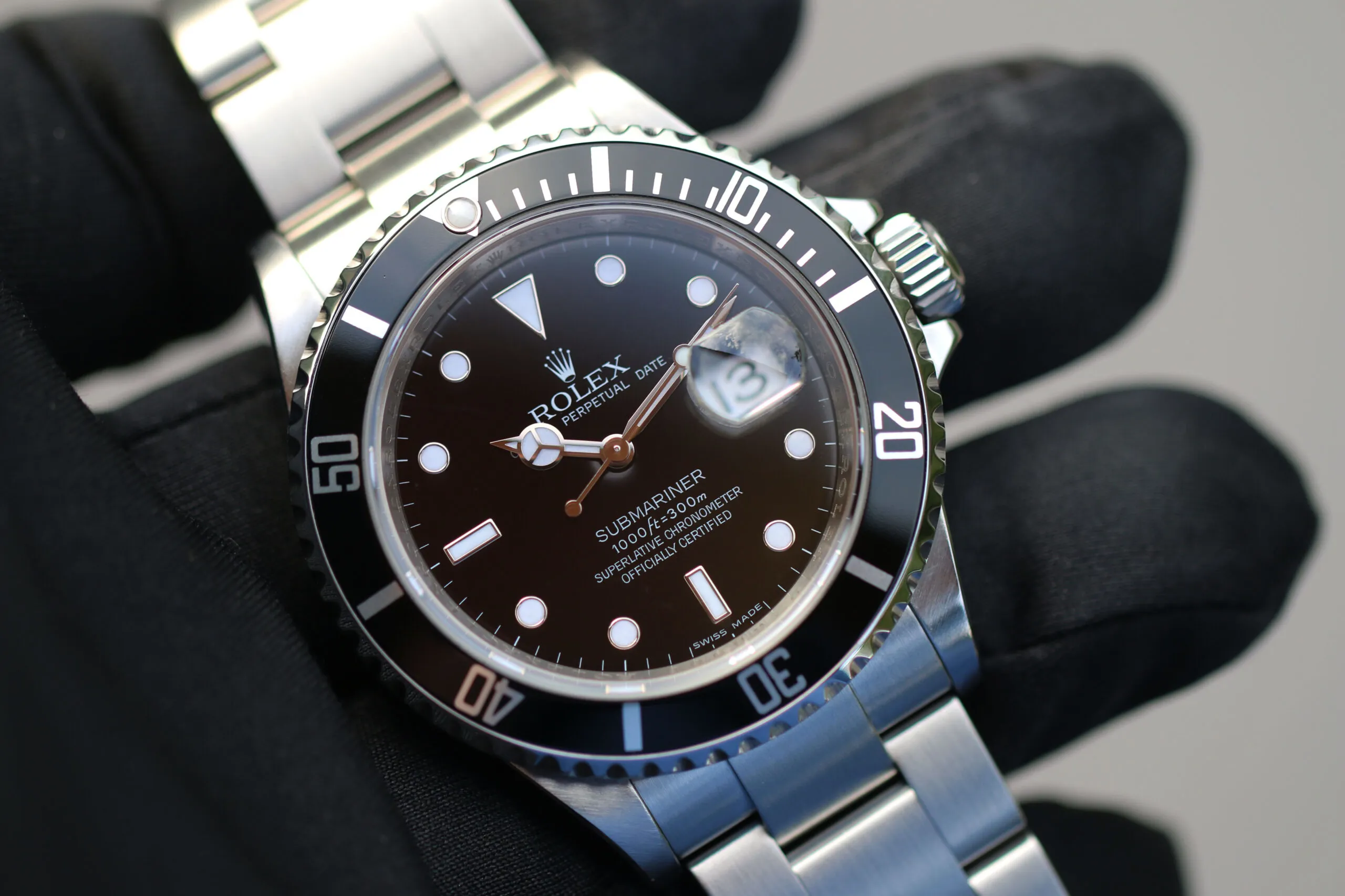 Rolex Submariner 16610LN 40mm Acier Noir