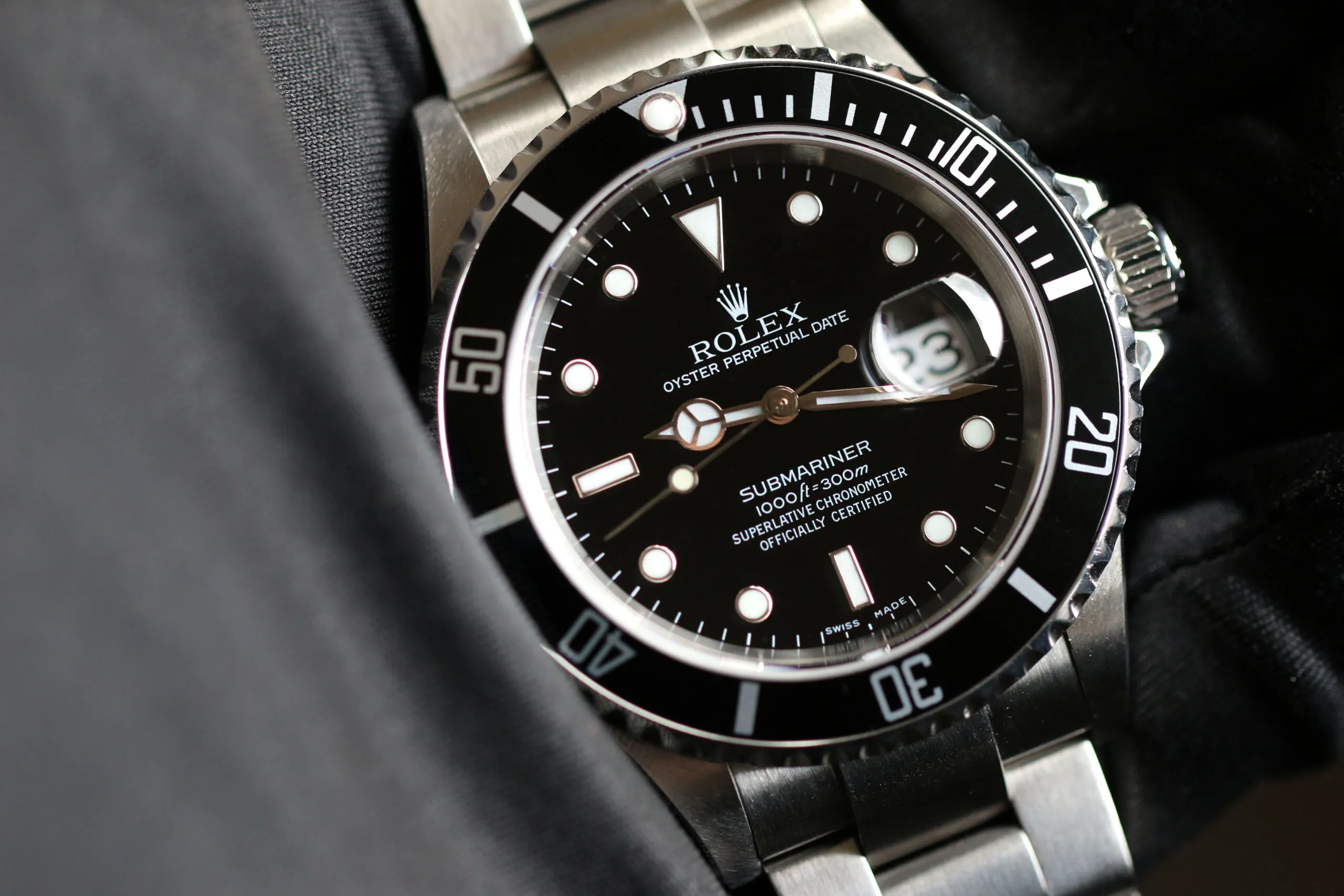 Rolex Submariner 16610LN 40mm Acier Noir