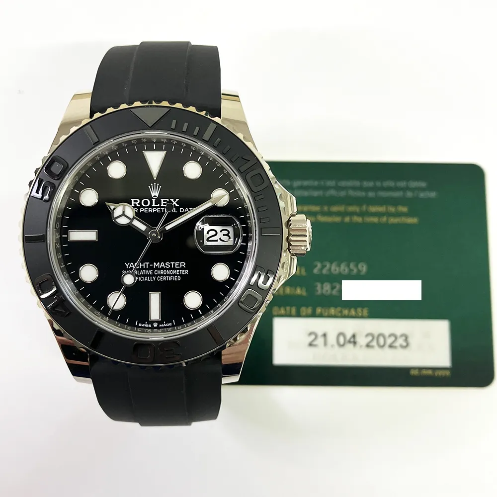 Rolex Yacht-Master 42 226659 42mm White gold Black