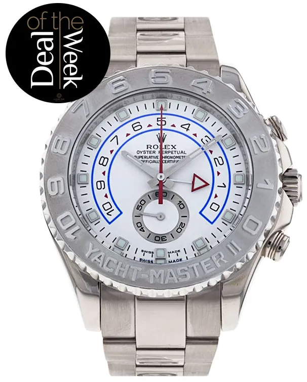 Rolex Yacht-Master II 116689 44mm White gold White