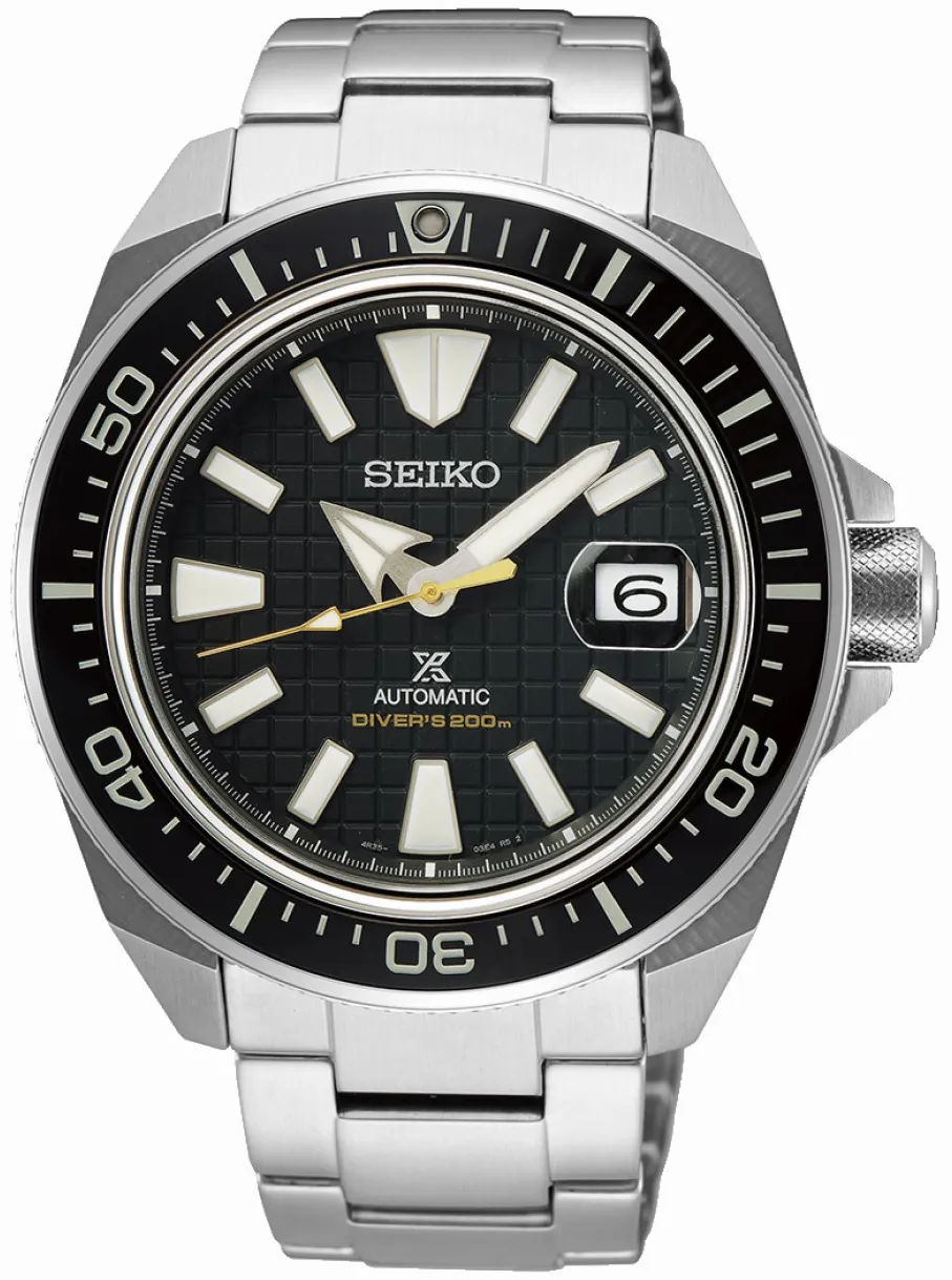 Seiko Prospex SRPE35K1 44mm Stainless steel Black