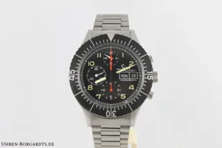 Sinn Military Chronograph 156 Stahl Schwarz