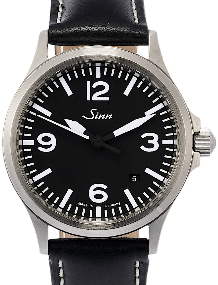 Sinn 556 556.014 38mm Stainless steel Black