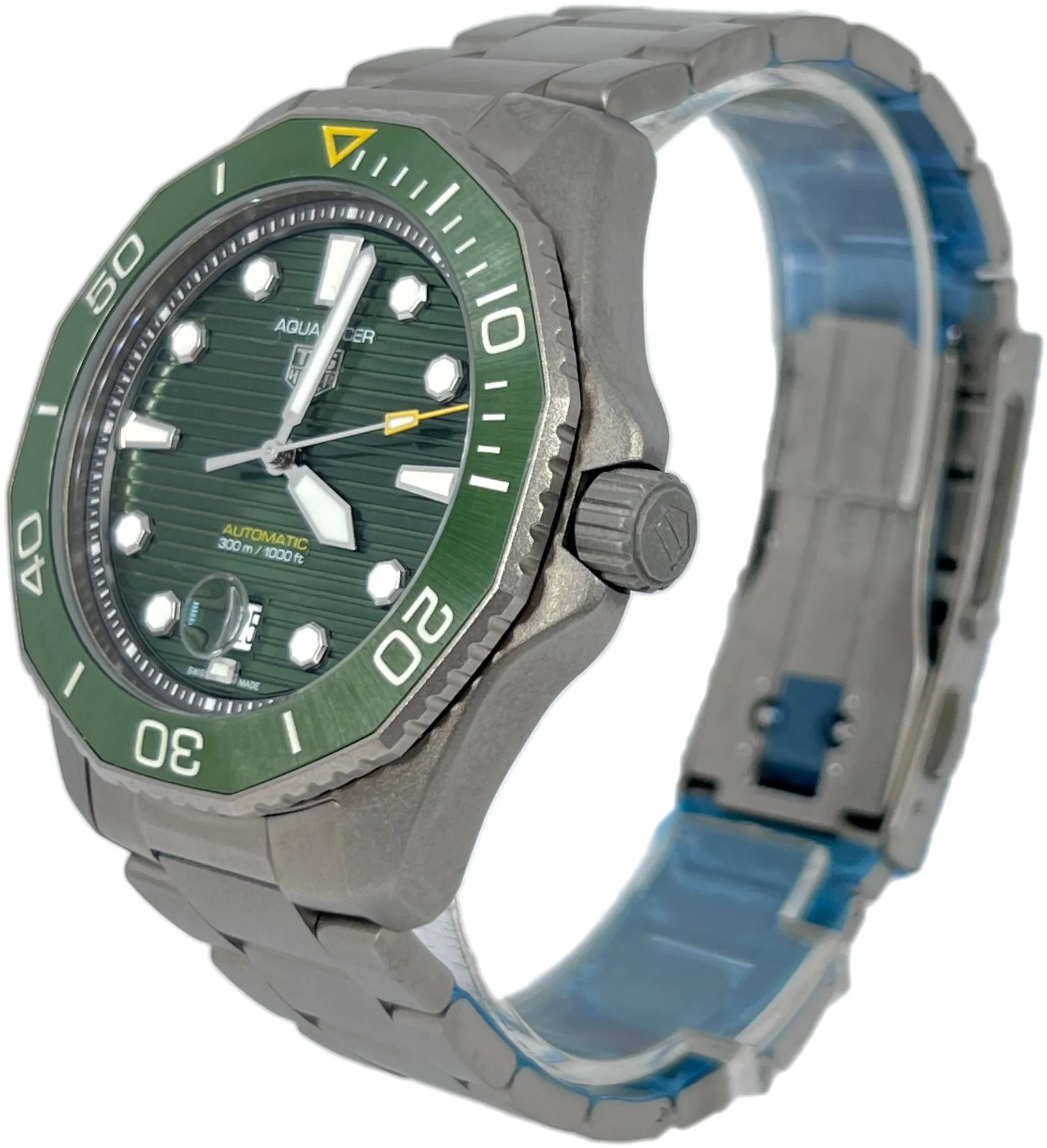 TAG Heuer Aquaracer WBP208B.BF0631 43mm Titanium Green 5