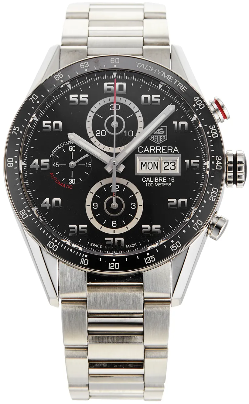 TAG Heuer Carrera CV2A1R.BA0799 43mm Stainless steel Black