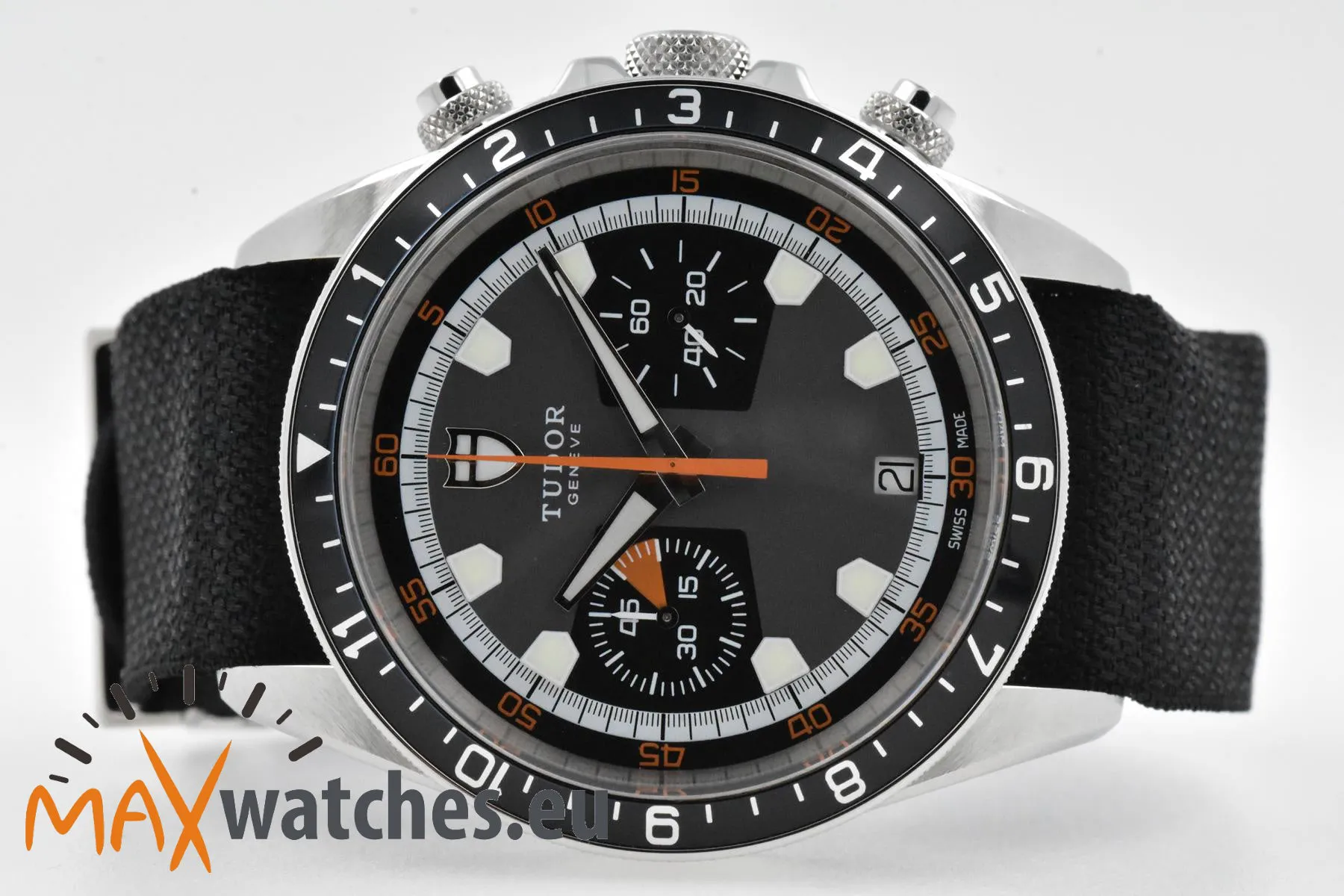 Tudor Heritage Chrono 70330N 42mm Stainless steel Black