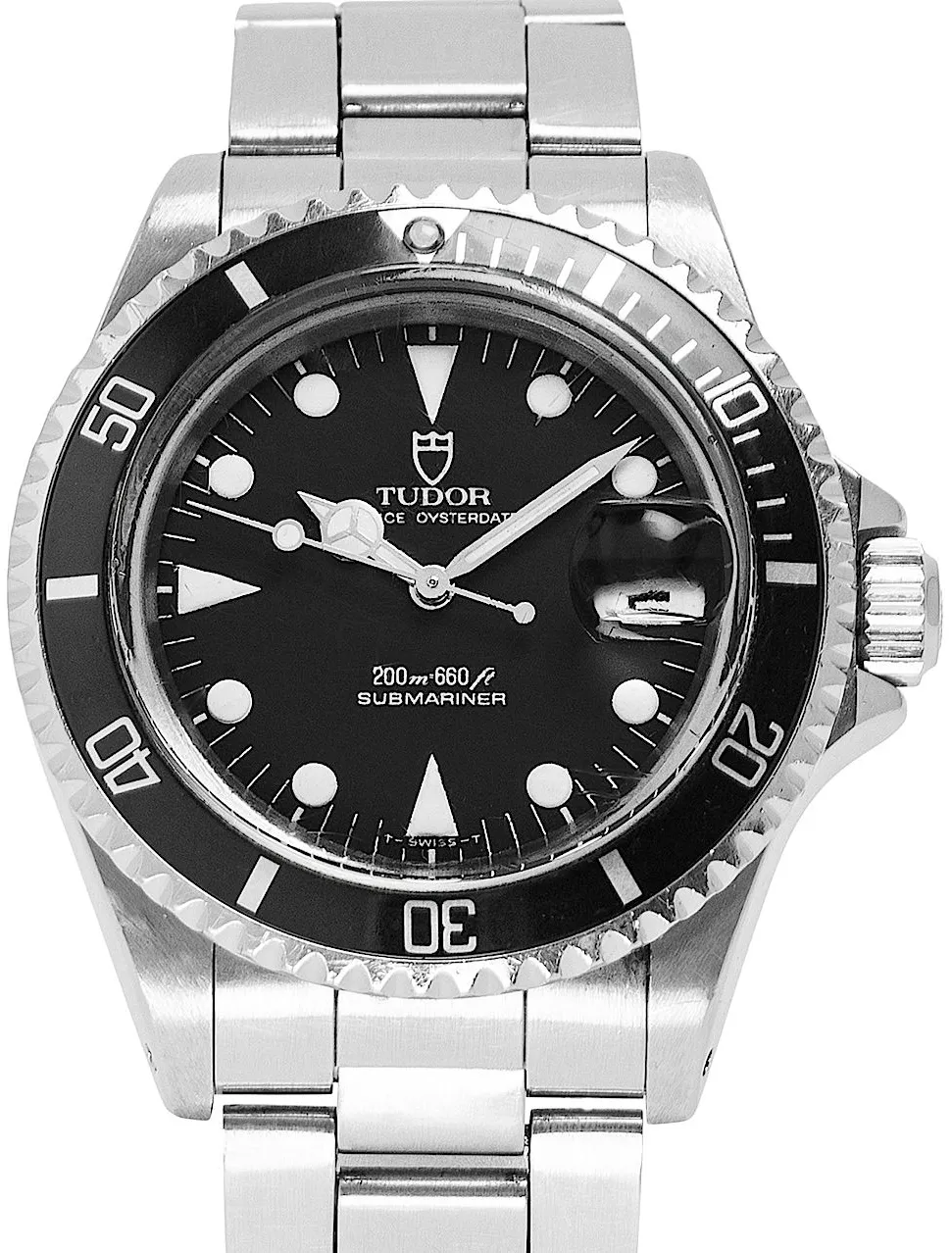 Tudor Submariner 79090 40mm Edelstahl Schwarz