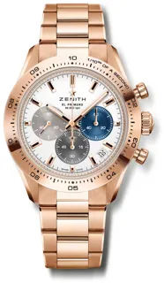 Zenith Chronomaster Sport 18.3101.3600/69.M3100 18k rose gold Silver