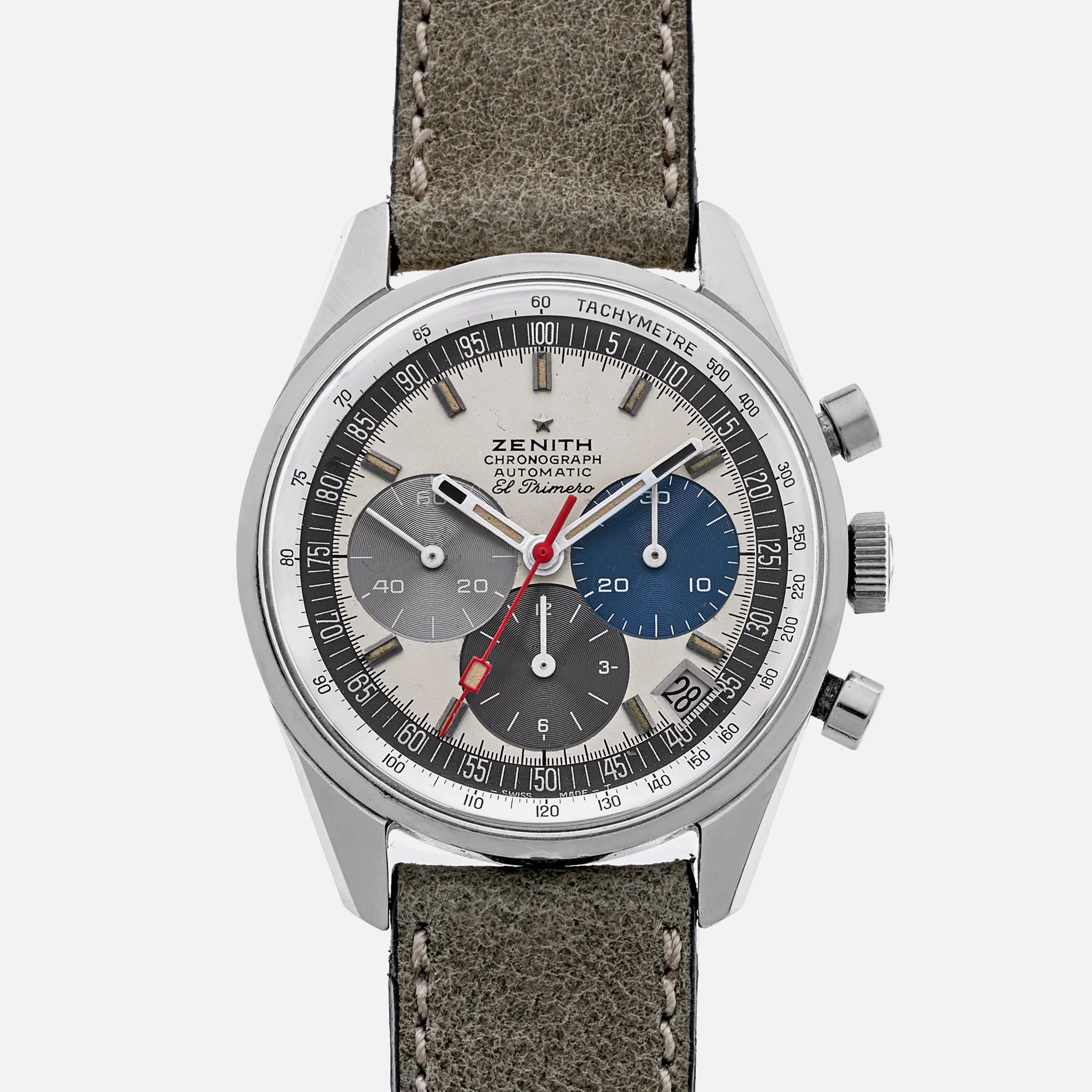 Zenith El Primero A386 37.5mm Stainless steel Patina