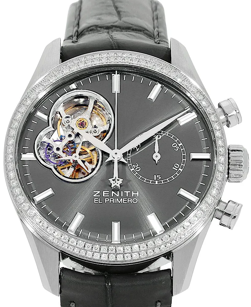 Zenith El Primero Chronomaster Lady 16.2150.4062/91.C760 38mm Edelstahl Gray