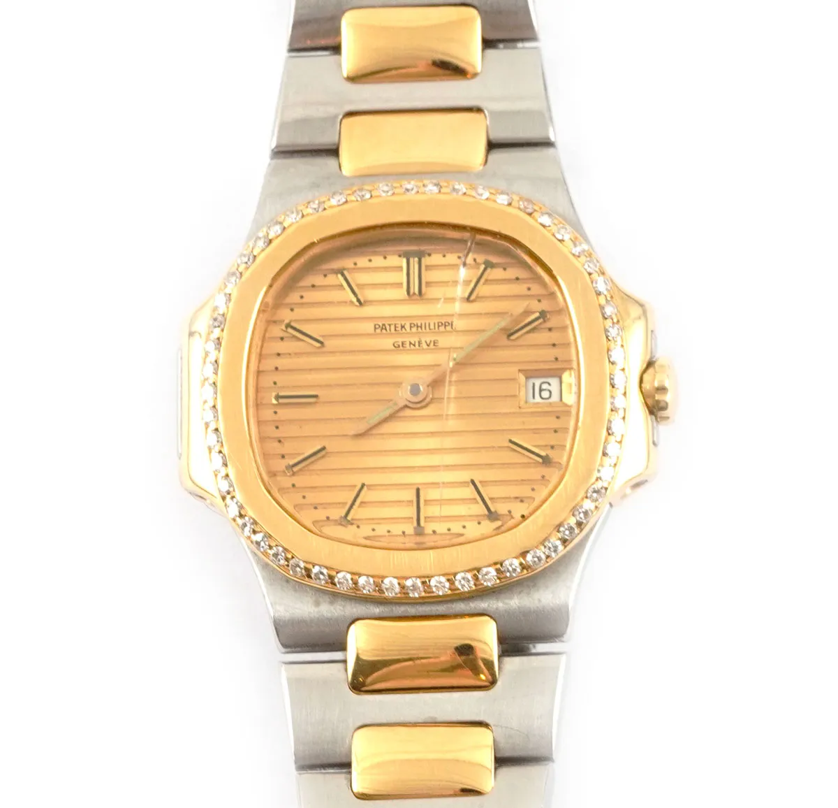 Patek Philippe Nautilus 4700/2 25mm Yellow gold and Stainless steel and Diamond