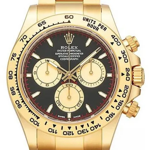 Rolex Daytona 126508 40mm Yellow gold Black