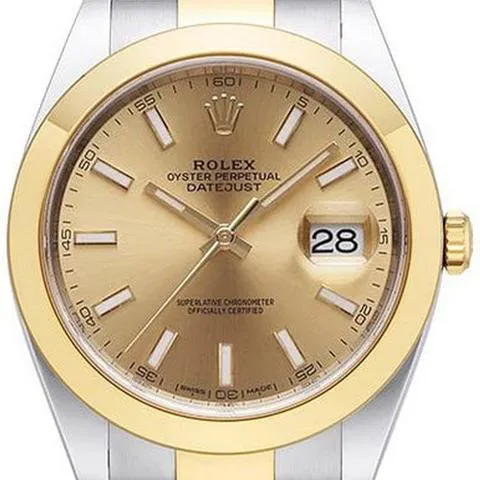 Rolex Datejust 41 126303 41mm Yellow gold and Stainless steel Champagne