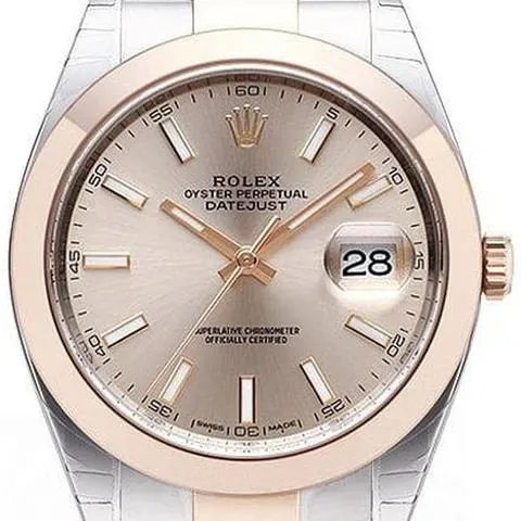 Rolex Datejust 41 126301 41mm Yellow gold and Stainless steel Rose